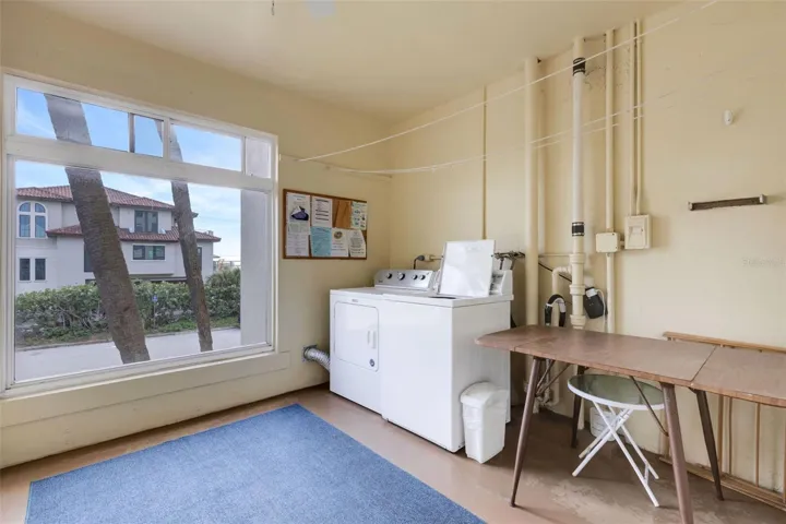 2nd floor laundry and storage closets