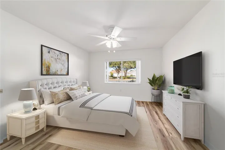 Virtually Staged Guest Bedroom