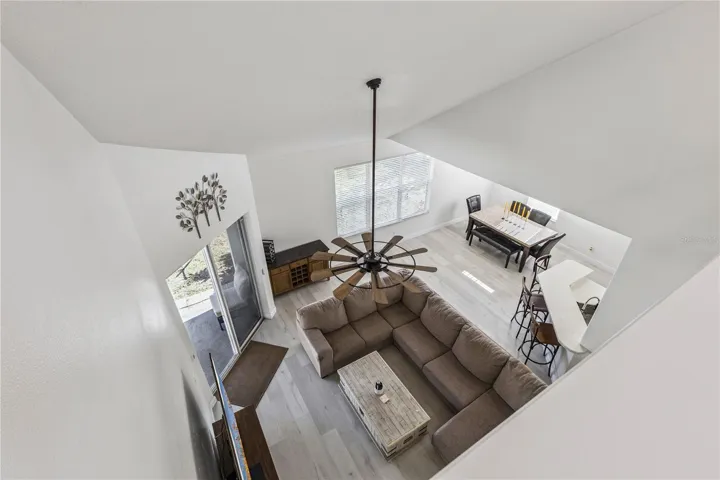 View from Cat-Walk Hallway upstairs