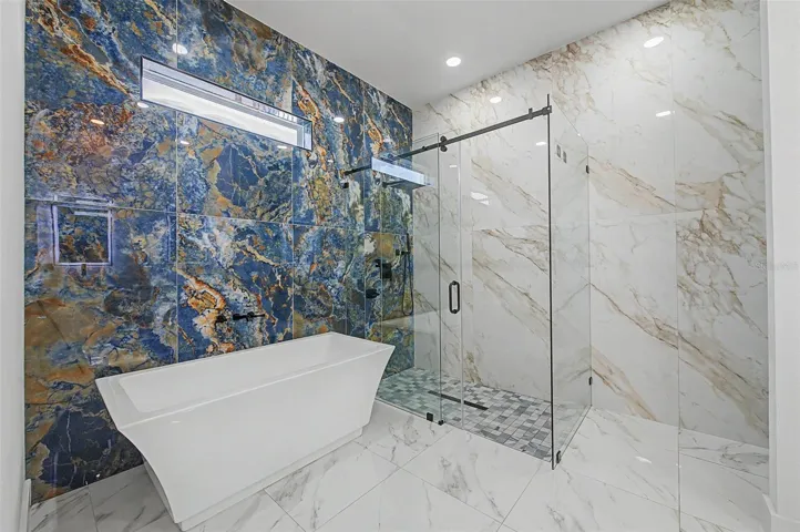 Primary Ensuite Bathroom with Dual Showerheads & Soaking Tub