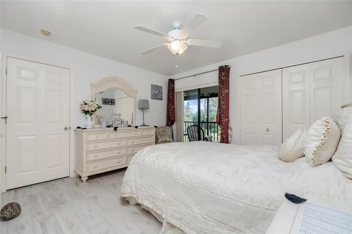 Primary bedroom also opens on to the Florida room!