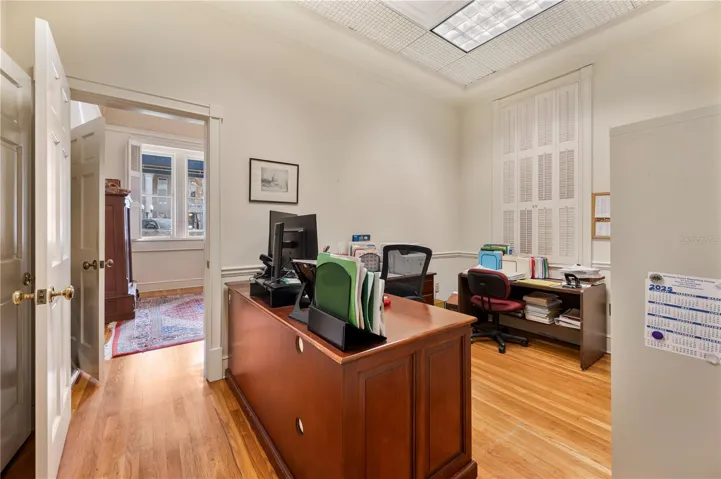 Office #2 adjoins the 1st office