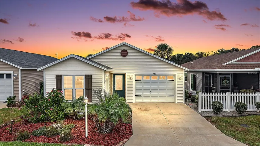 Twilight Front Elevation