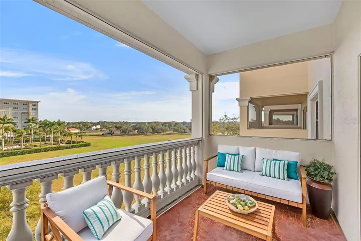Virtually Staged Balcony View