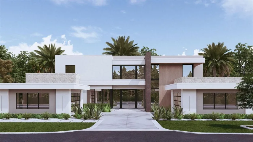 Front Exterior Rendering - Virtually Staged