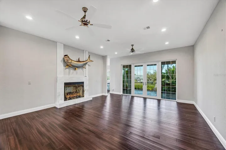 Living Room with Fireplace!