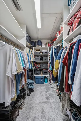 Walk-in closet (6'x11')
