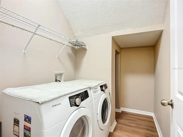 Downstairs laundry