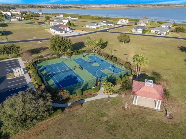 Aerial Community Tennis