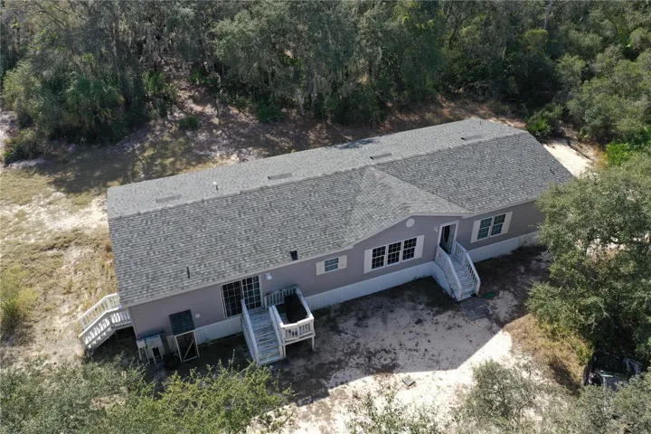 Front aerial view