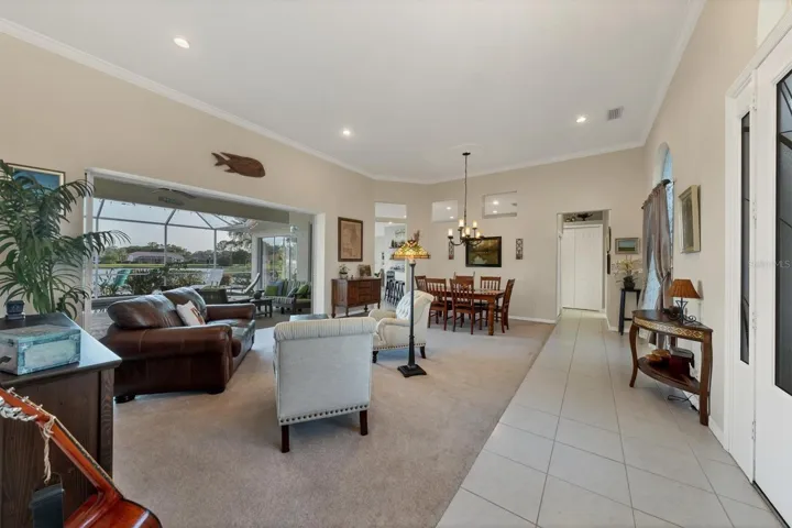 Entry & Family room
