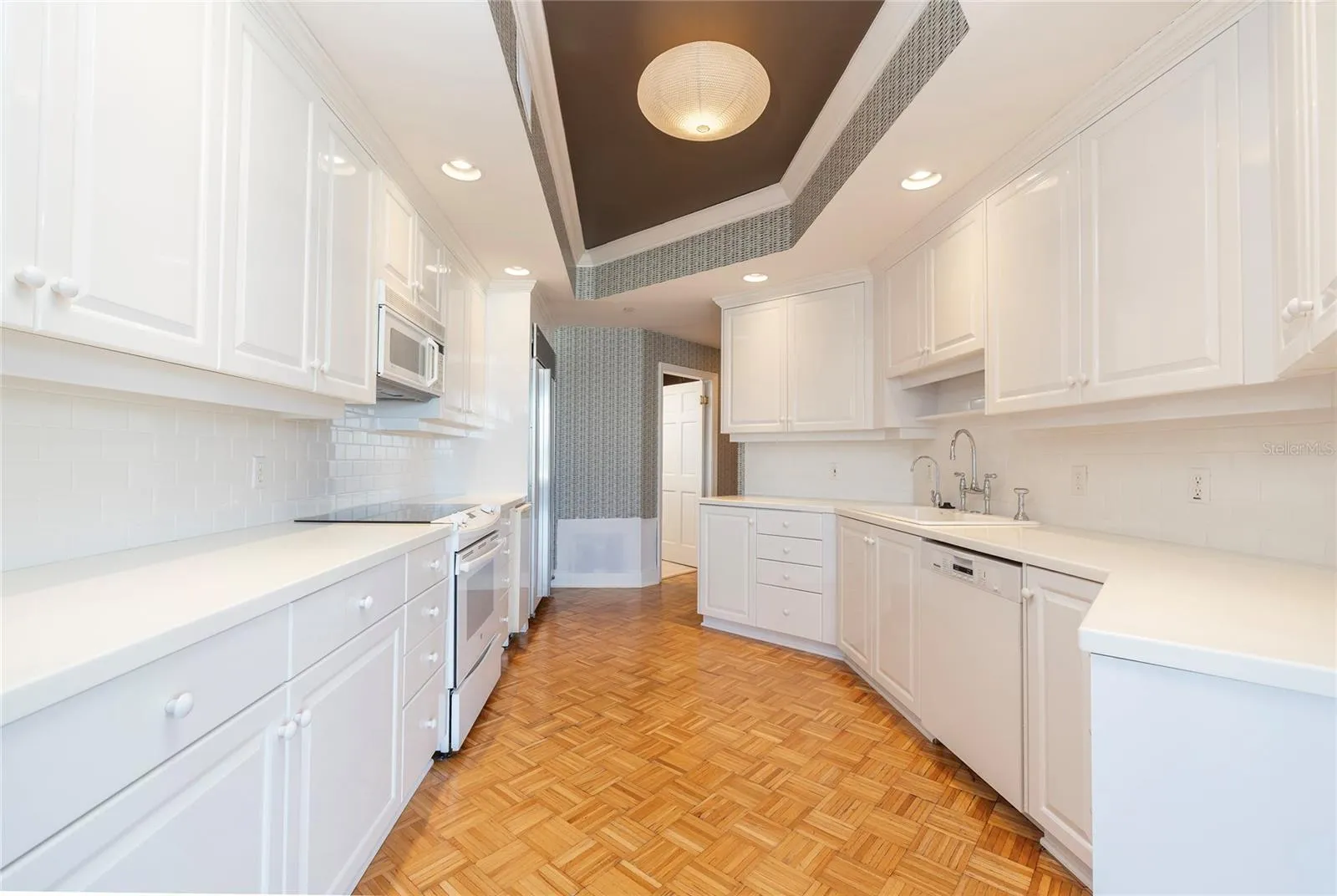 Kitchen -- Laundry room through the open door