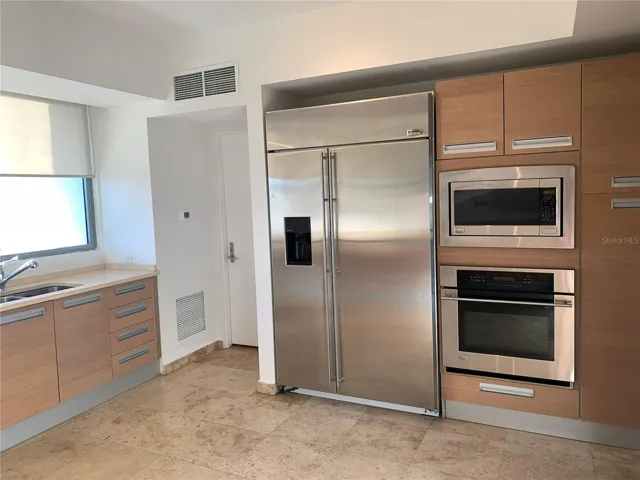 Kitchen with Service Access Door