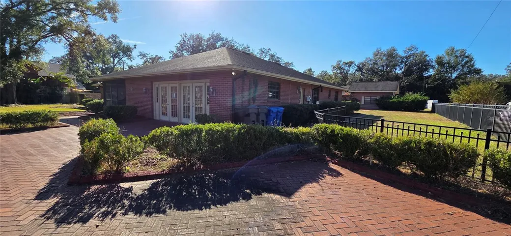 Front and right side of home