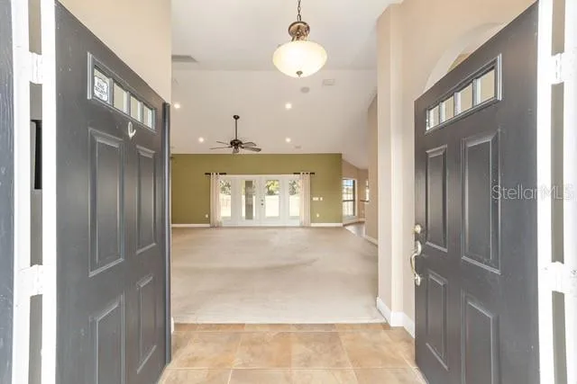 FOYER INTO GREAT ROOM