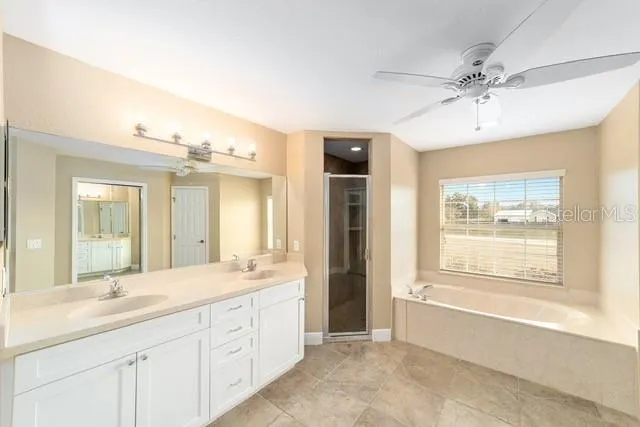 PRIMARY BATH DOUBLE VANITY