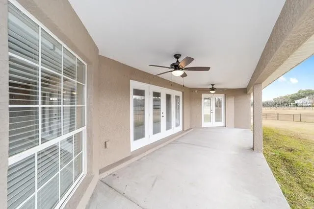 BACK PATIO FROM HALL