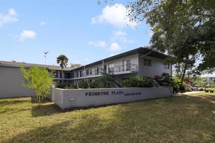 Welcome to this thoughtfully updated, cozy 1-bedroom, 1-bath condo, set on the second floor of Primrose Plaza, offering a comfortable, LOW-MAINTENANCE LIFESTYLE in a highly convenient Orlando location.