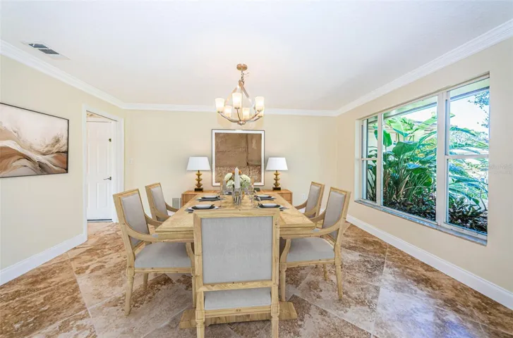 Virtually Staged Dining Room