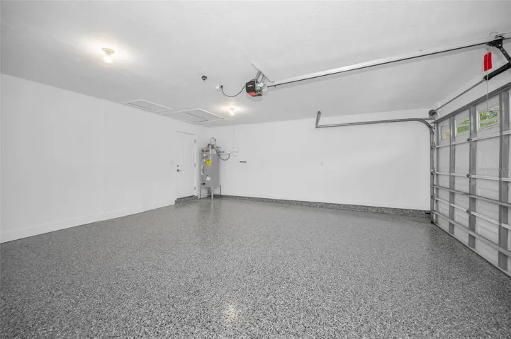 Awesome finish on the garage floor