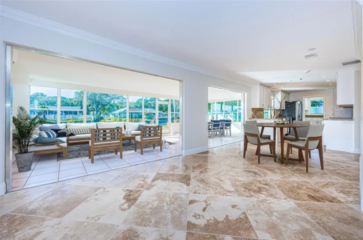 Virtually Staged Open Floor Plan