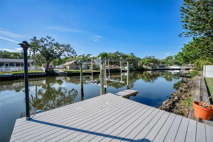 Enjoy watching tropical birds, dolphin & manatees pass by your private dock