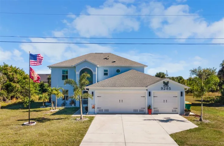 Stylish two-story pool home in South Gulf Cove.