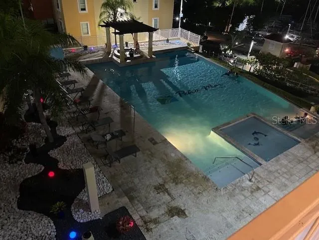 Infinity Pool at night