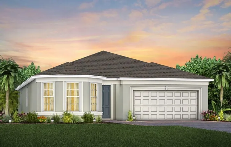 Exterior Design. Artistic rendering for this new construction home. Pictures are for illustrative purposes only. Elevations, colors and options may vary.