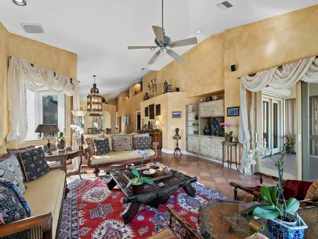 The living room and dining room flow seamlessly