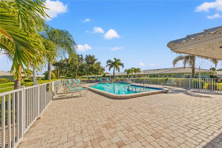 Community heated pool