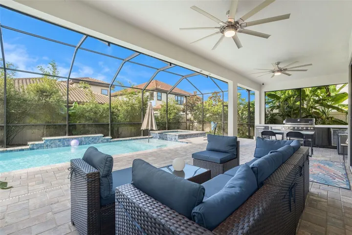 Outdoor sitting area
