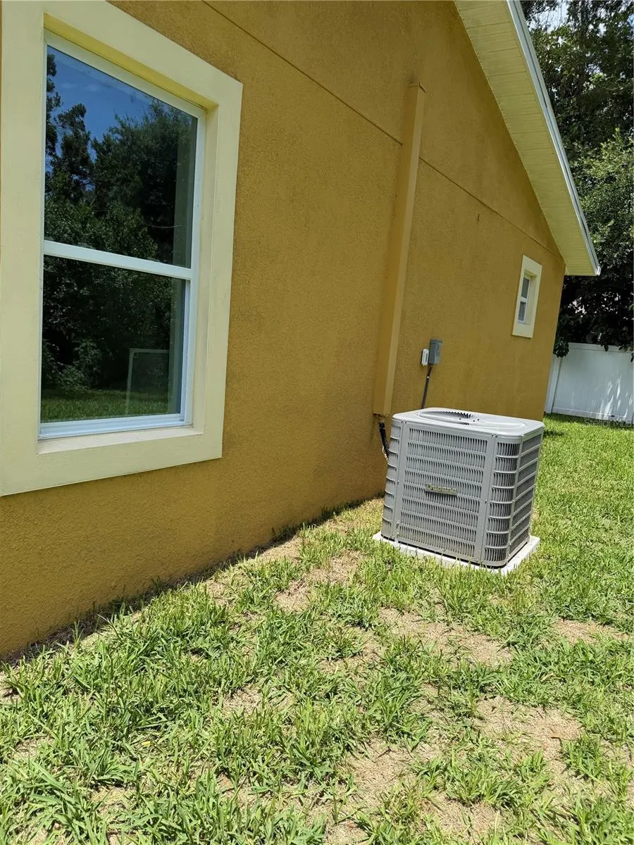 Rear of property