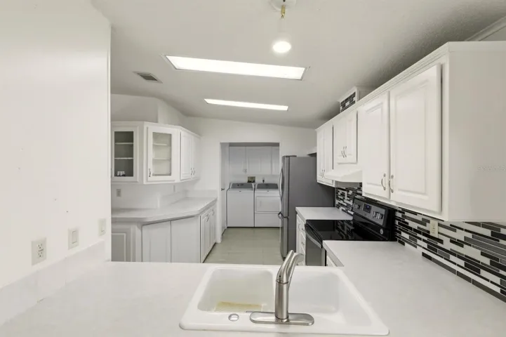 Light and bright kitchen.