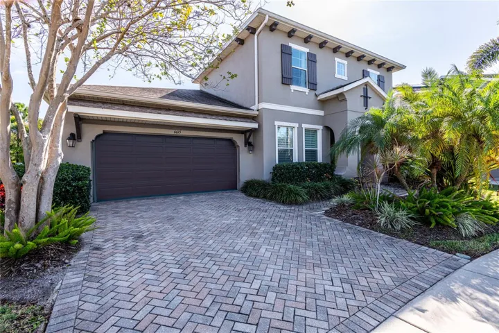Gorgeous brick paver driveway