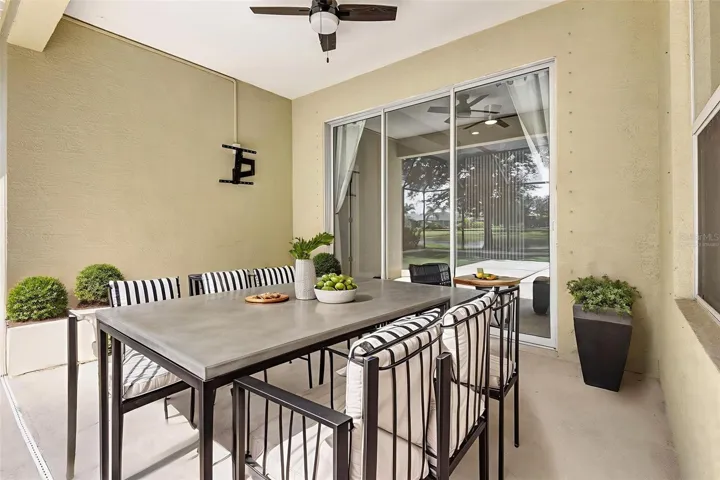 Virtually StagedBack patio