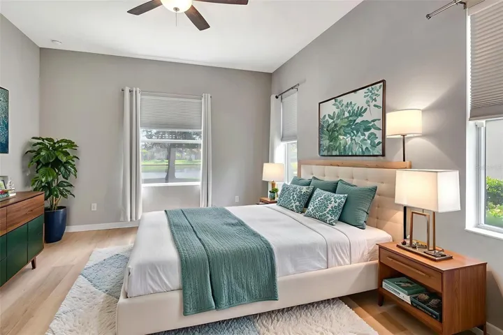 Virtual stagedPrimary Bedroom