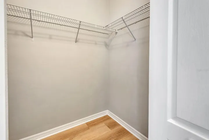 Primary walk in closets