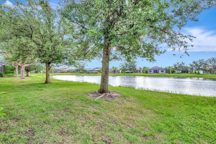 Water view behind the home