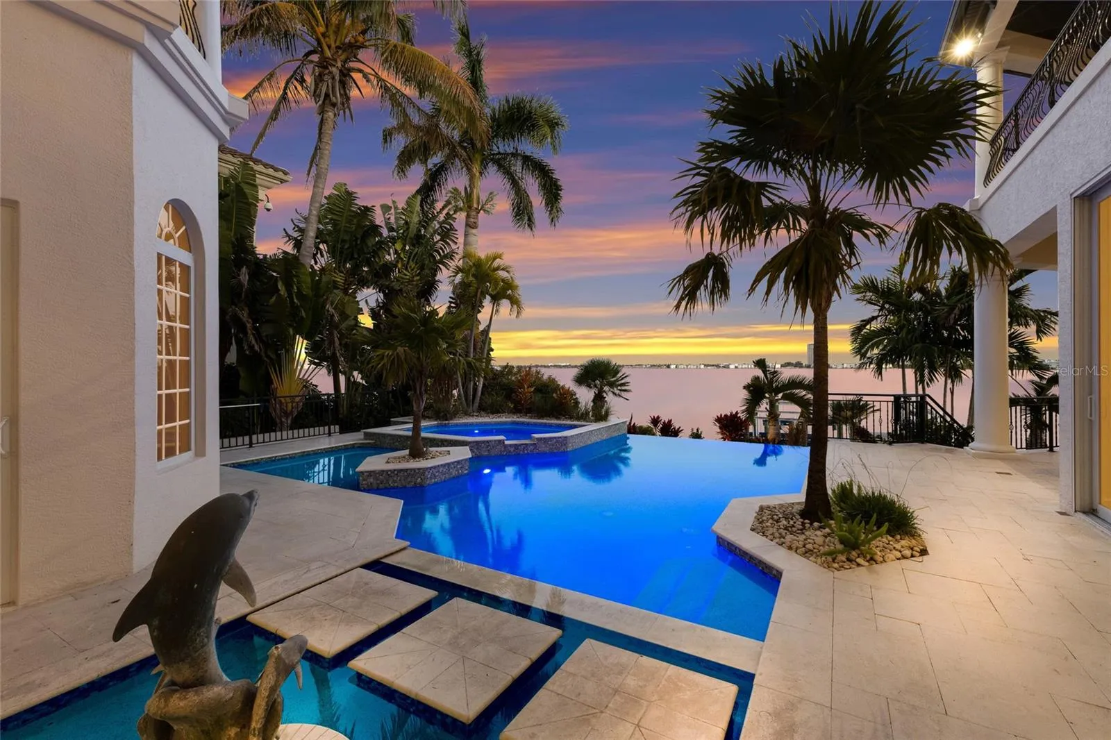 Pool with pool deck