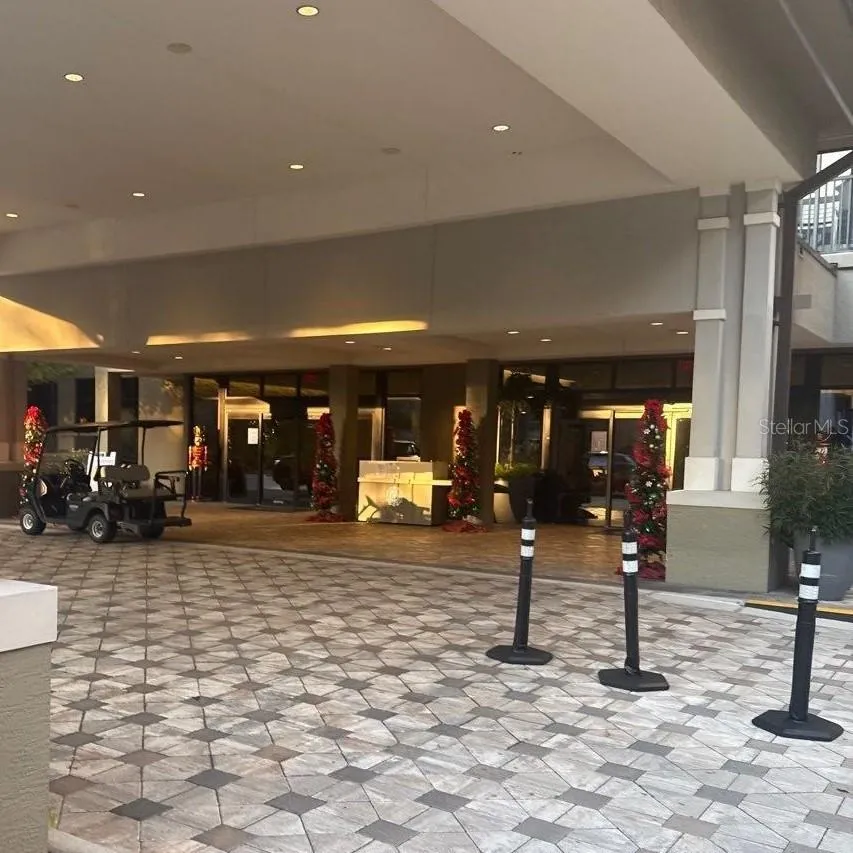 Covered Main Entrance