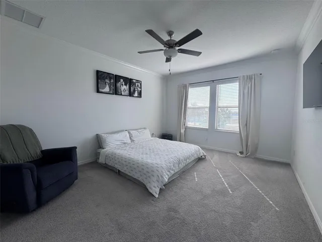 upstairs primary bedroom with en suite bath