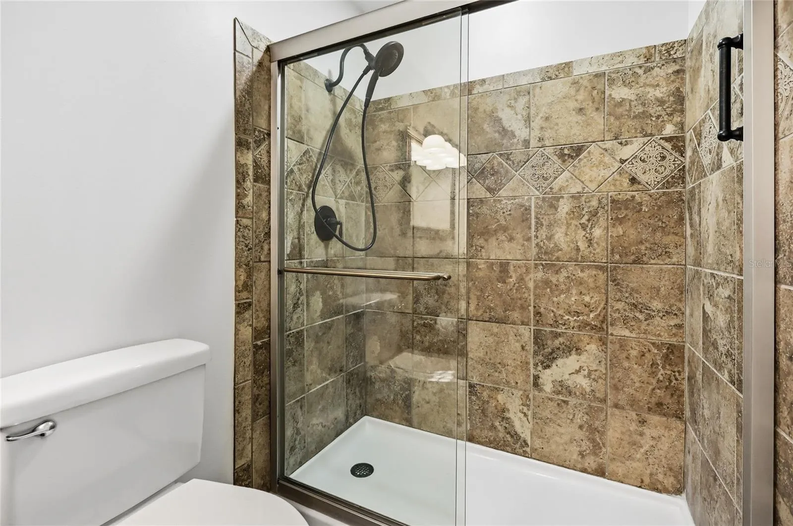 Primary en suite with walk-in shower