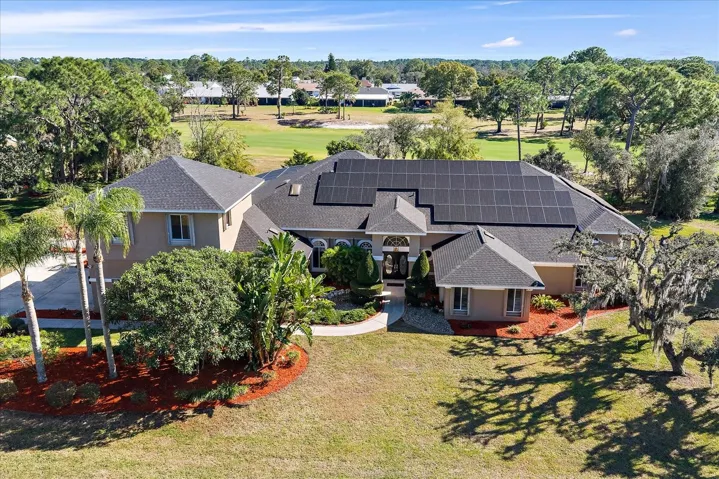 Ariel View House Front