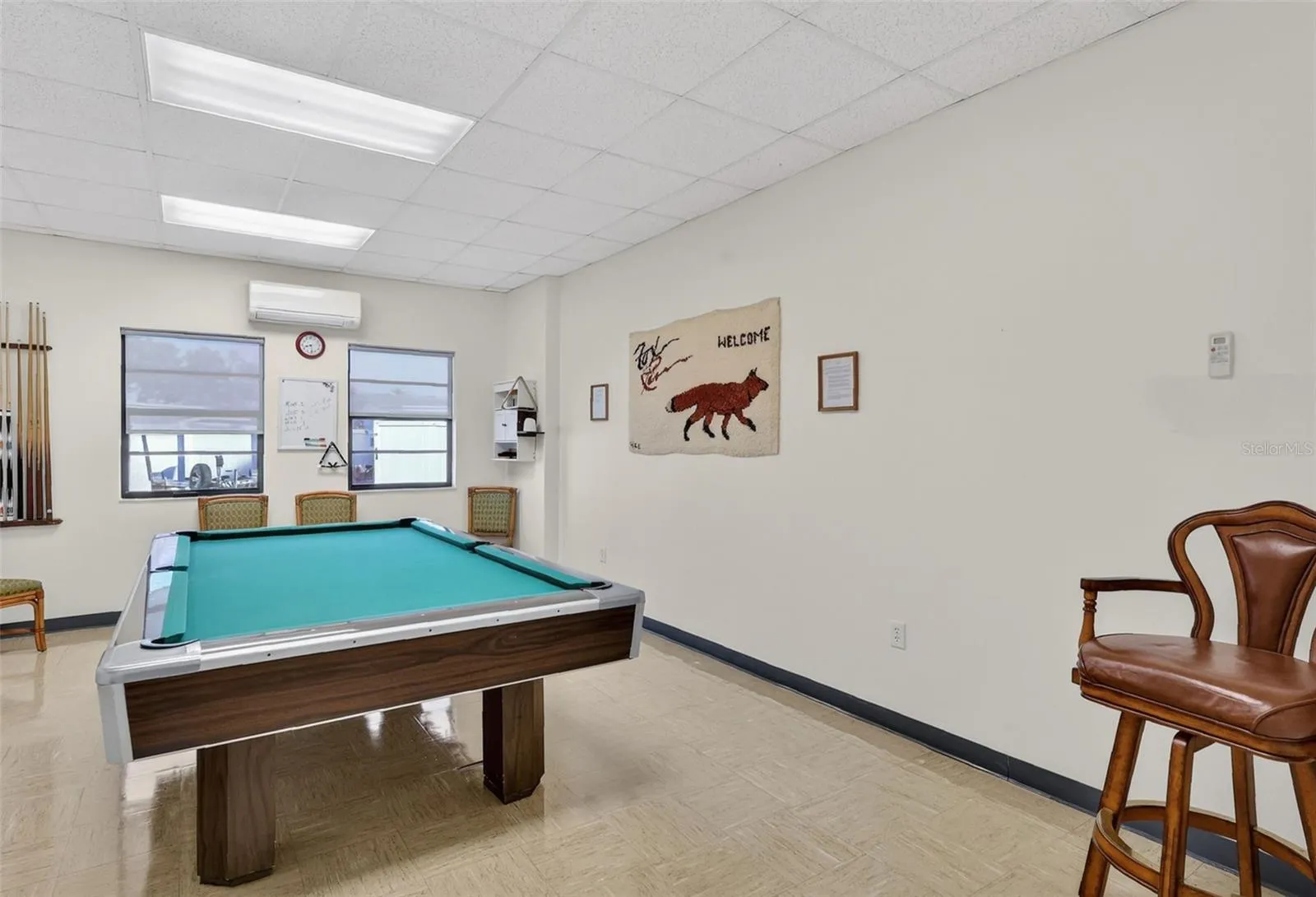 Pool  table inside Clubhouse