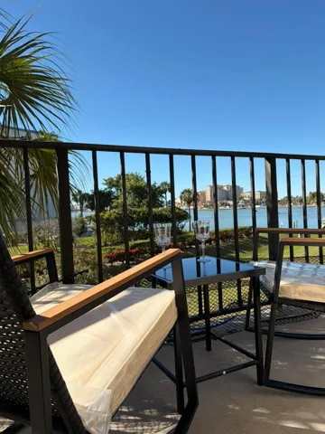 Patio view of intercoastal Clearwater Beach