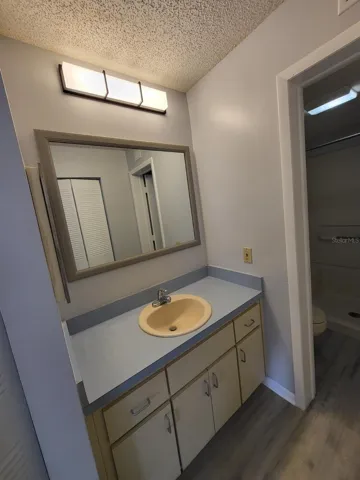 Primary Bedroom Bath with separate shower and commode