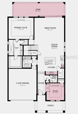 Additional Highlights Include: extended lanai, pocket sliding glass door, gourmet kitchen, study, shower at bath 3, and bedroom 6 with bath 4.