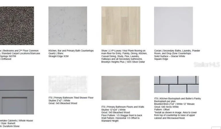 8521 Golden Dawn Court - Design Selections.  Home is under construction and selections are subject to change.