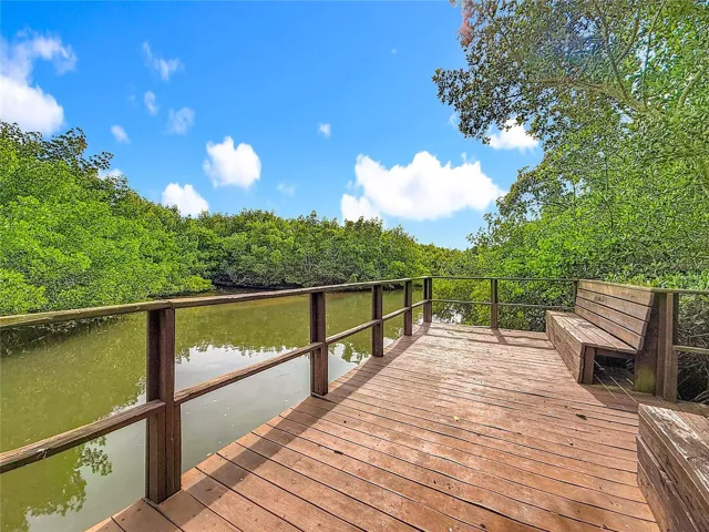 502 Bough Ave - view from community boardwalk